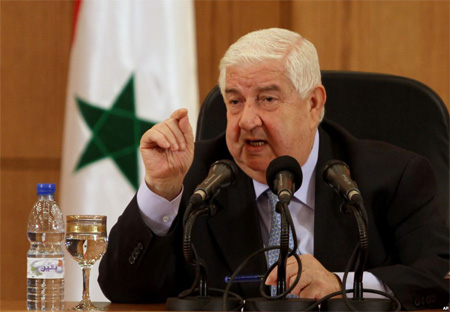 Al Muallem: Siria dispuesta a cooperar contra el “terrorismo”